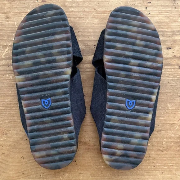 Rothy's Black Crisscross Slide Sandals - Picture 2 of 5